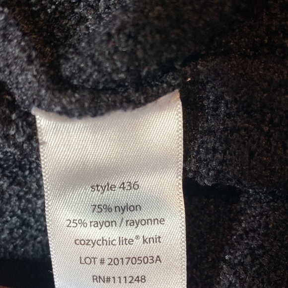 Barefoot Dreams Cozychic taupe to dark blue Ombre cardigan size 2XL - Picture 3 of 5